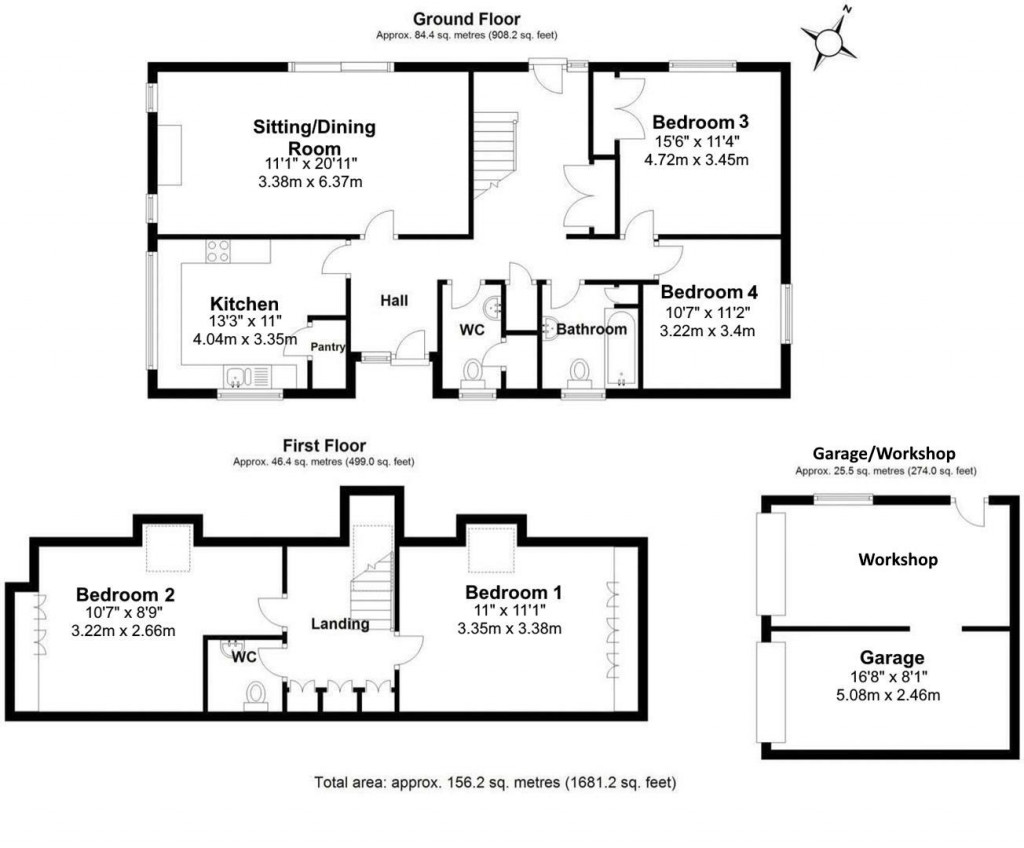 Floorplans For Lamb Park, Chagford, Newton Abbot