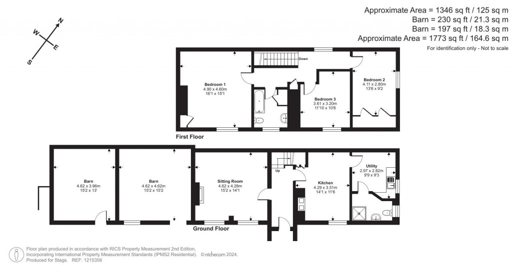 Floorplans For High Bickington, Umberleigh