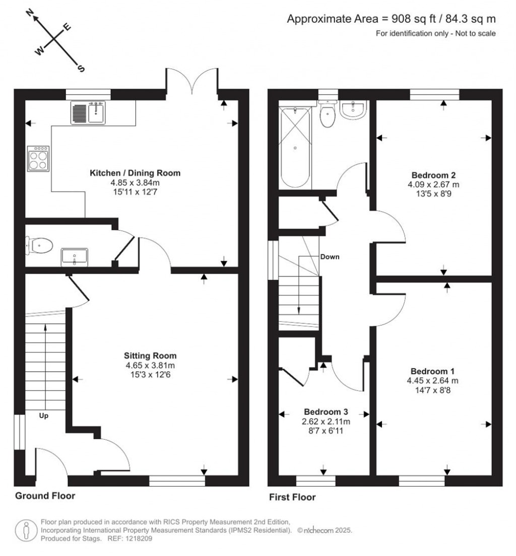 Floorplans For St Eval, Wadebridge