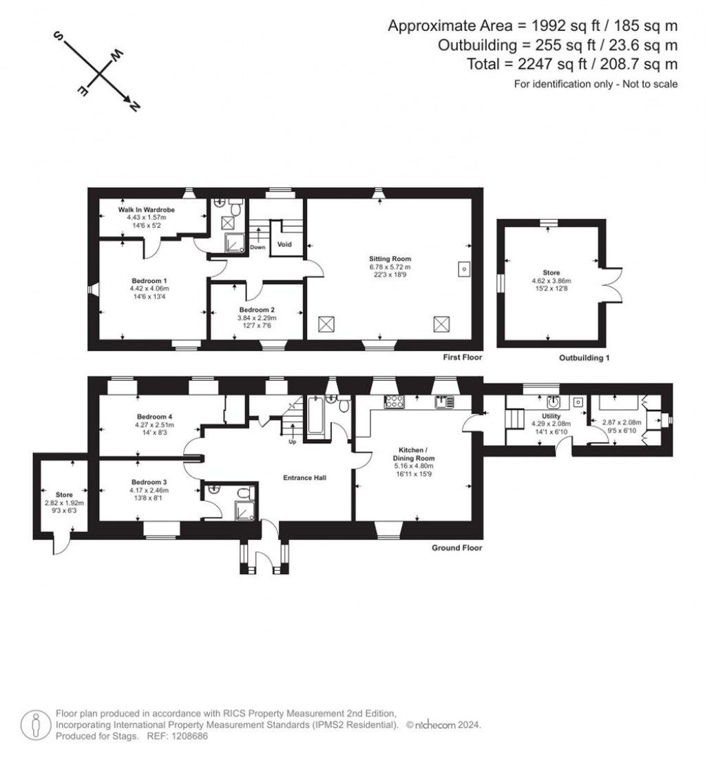 Floorplans For Burntown Farm, Tavistock