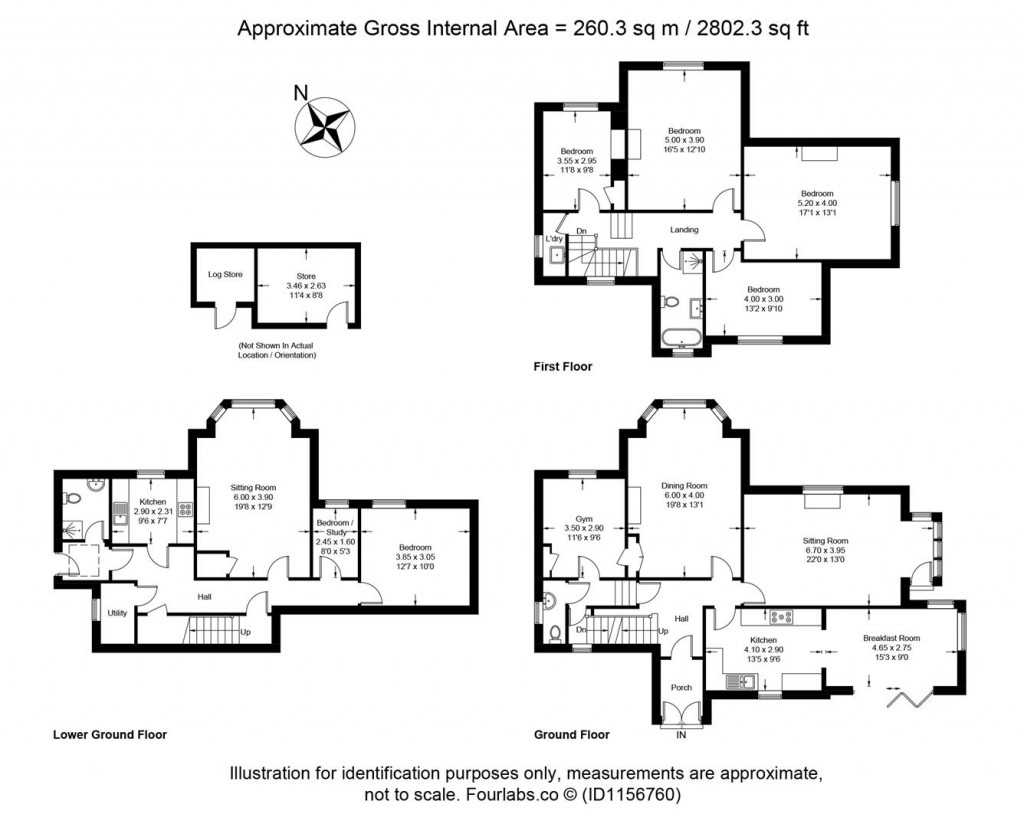 Floorplans For The Tors, Kingskerswell, Newton Abbot