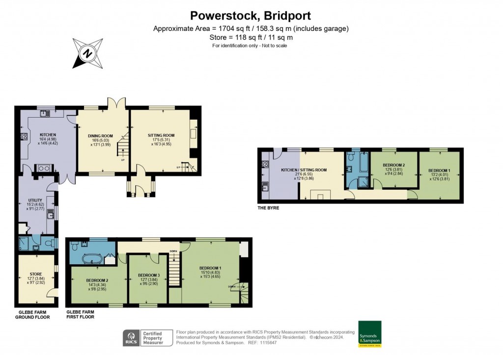 Floorplans For Powerstock, Bridport
