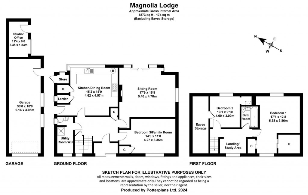 Floorplans For Bembridge, Isle Of Wight