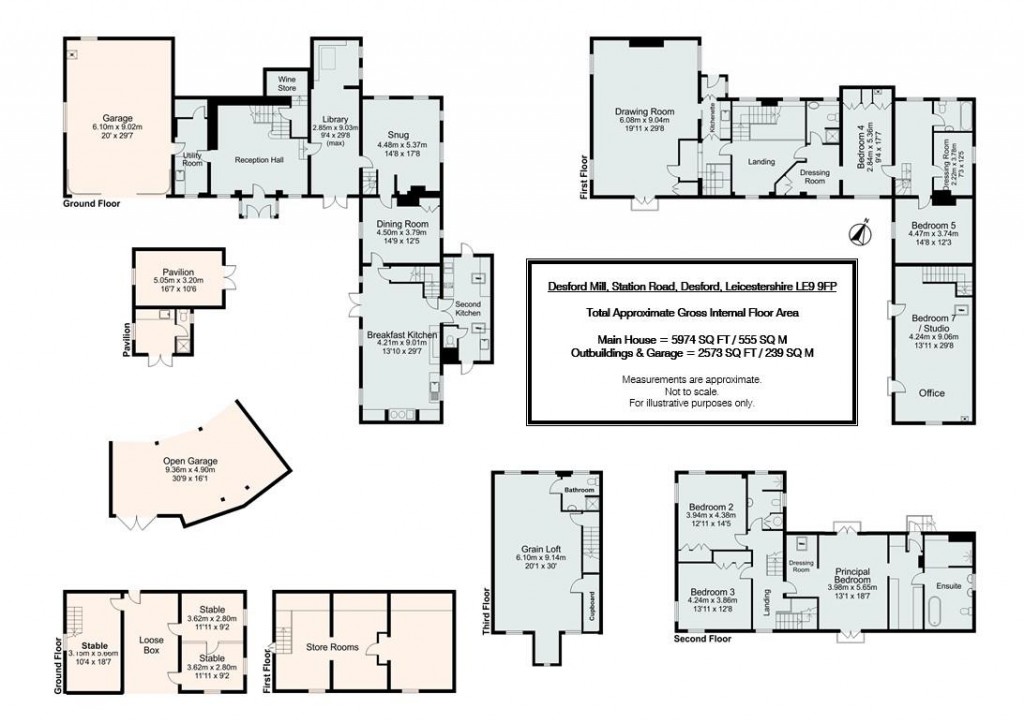 Floorplans For Desford Mill, Station Road, Desford, Leicestershire