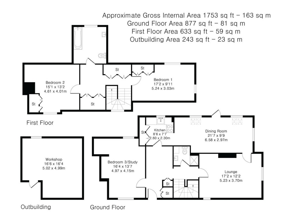 Floorplans For Main Street, Shudy Camps