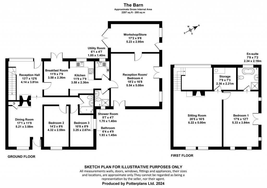 Floorplans For Wootton Bridge, Isle of Wight