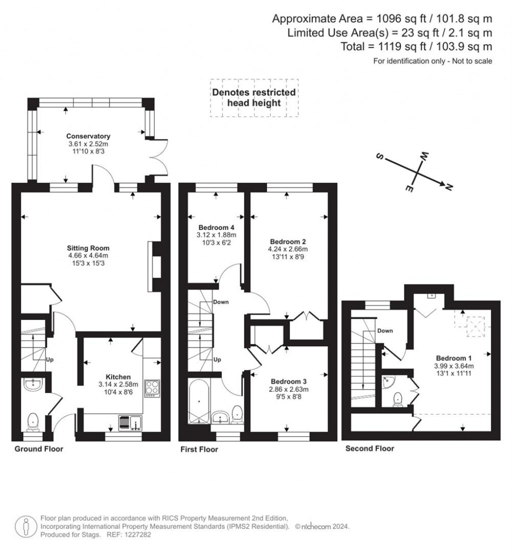 Floorplans For Fairby Close, Tiverton