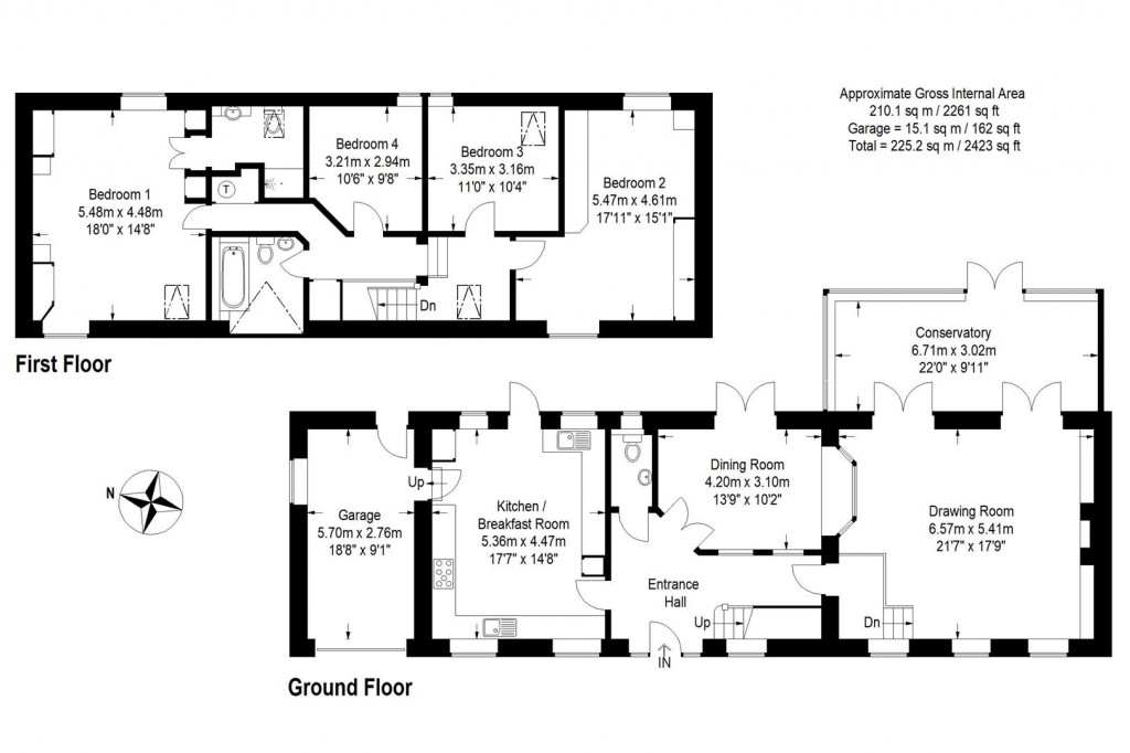 Floorplans For North Street, Winterborne Kingston, Blandford Forum