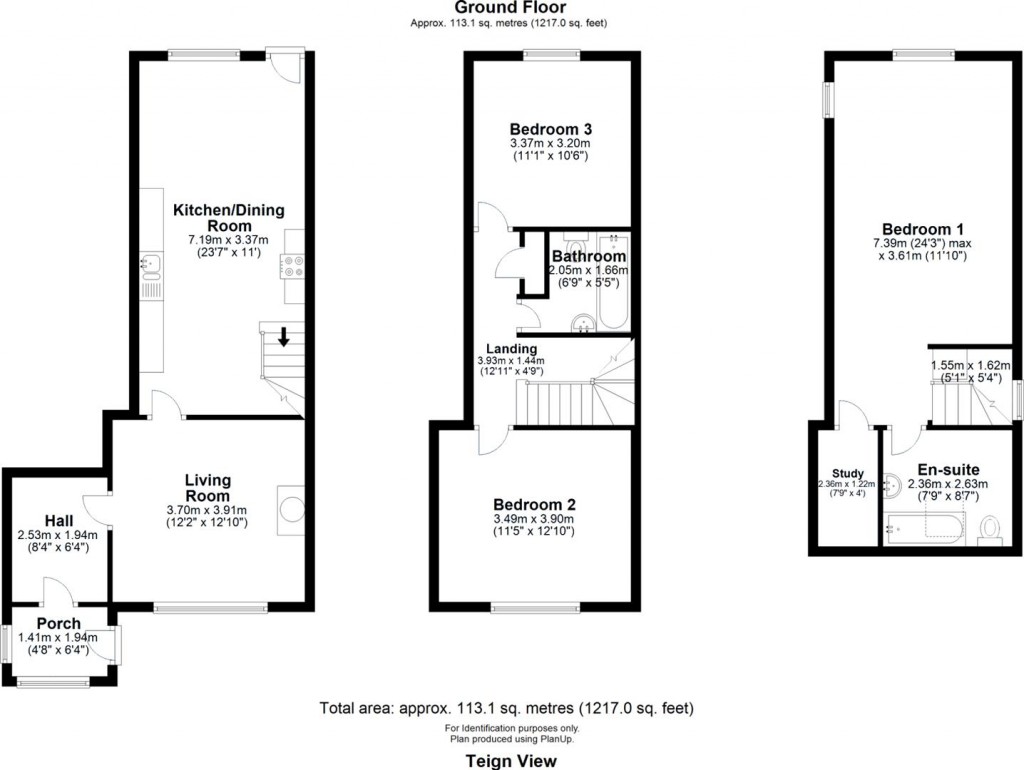 Floorplans For Chagford, Newton Abbot