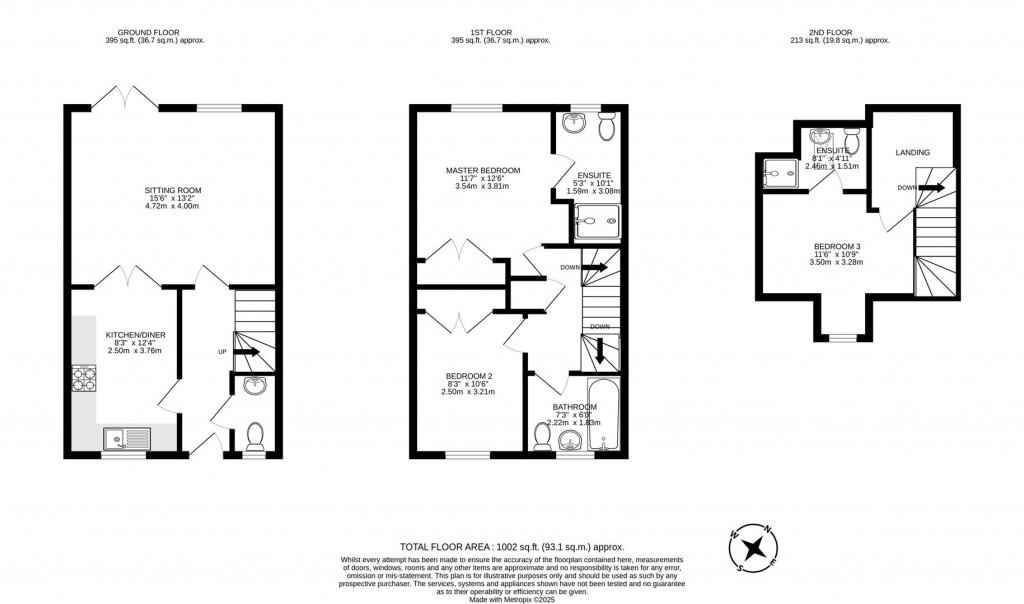 Floorplans For Crown Close, Great Glen, Leicestershire