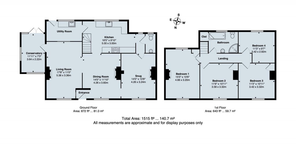 Floorplans For Burton Hastings, Warwickshire, CV11