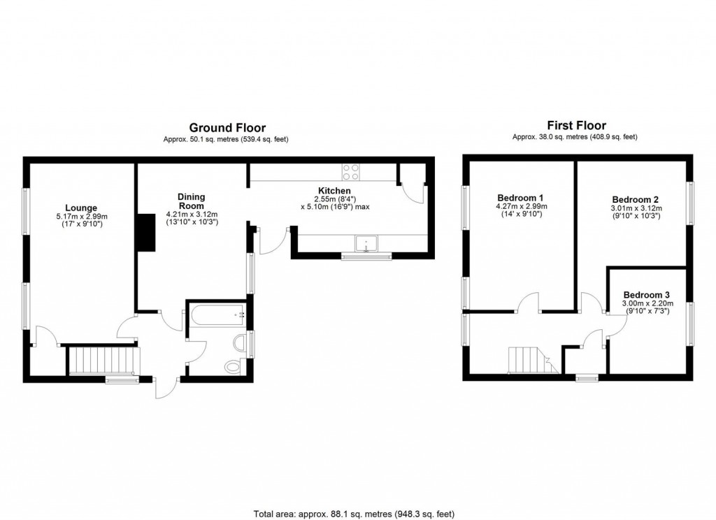 Floorplans For High Barns, Ely