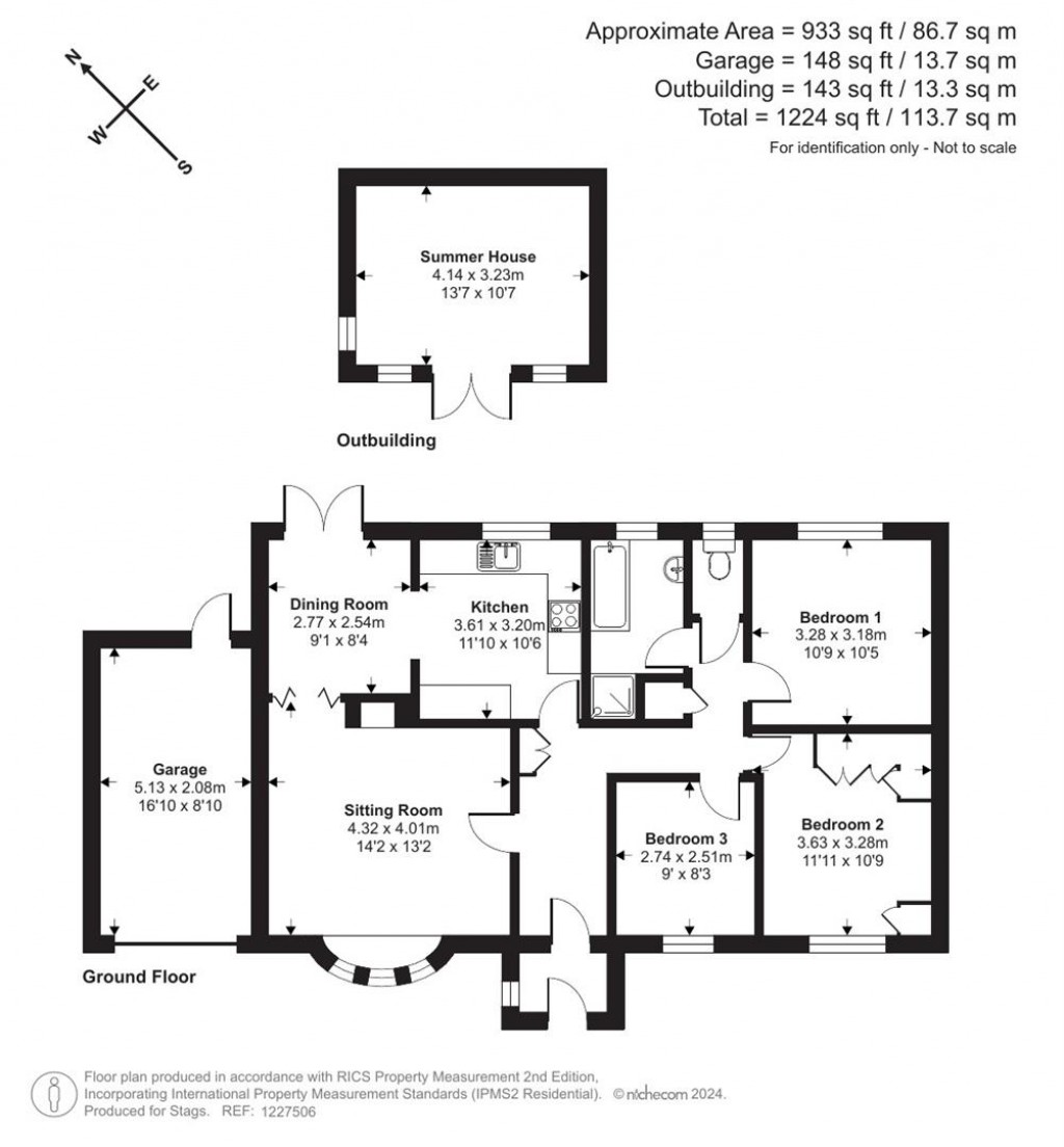 Floorplans For Willowdale Close, Honiton