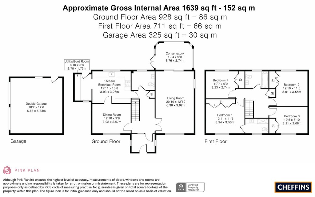 Floorplans For Middle Green, Higham