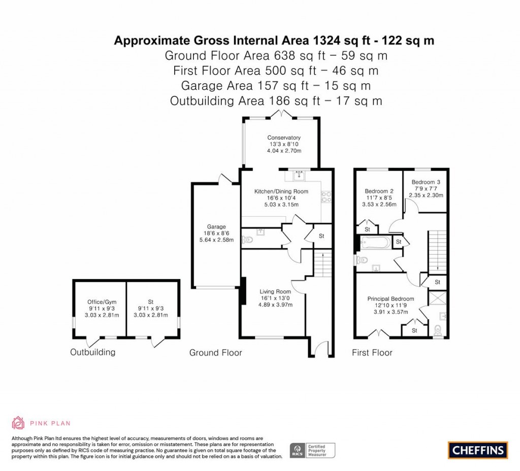 Floorplans For Cambridge Walk, Fulbourn, Cambridge