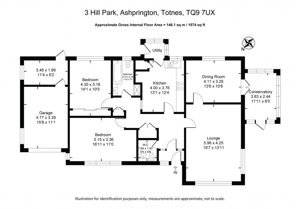 Floorplans For Hill Park, Ashprington, Totnes