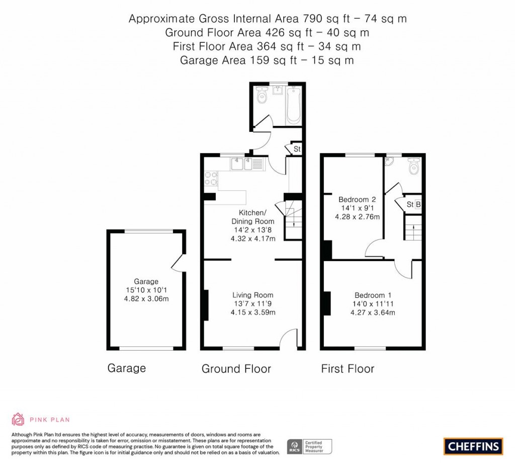 Floorplans For Margett Street, Cottenham