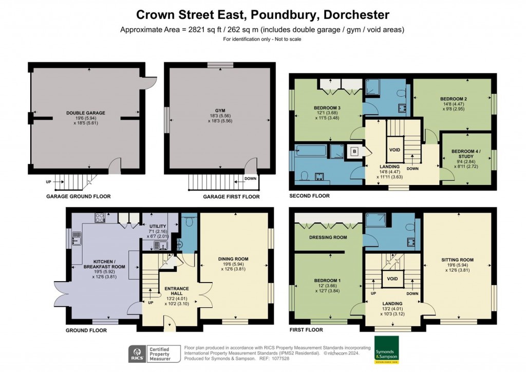 Floorplans For Crown Street East, Poundbury