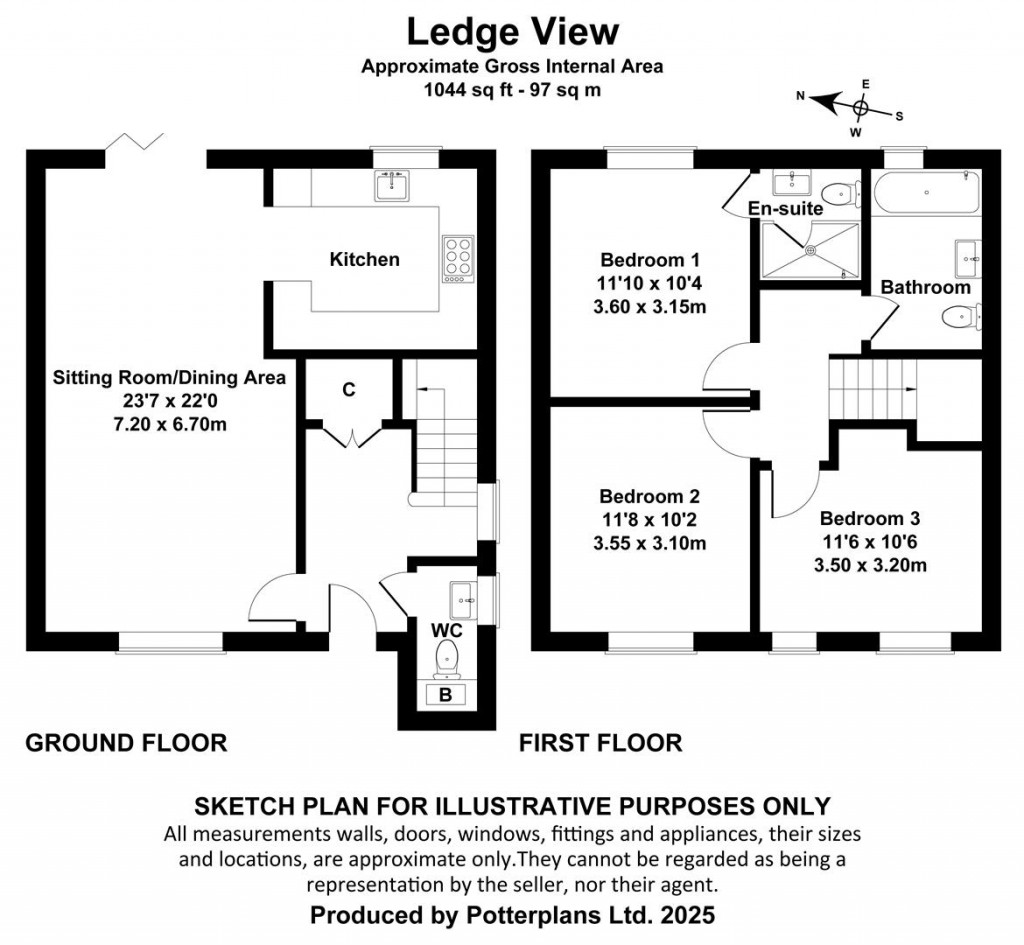 Floorplans For Bembridge, Isle of Wight
