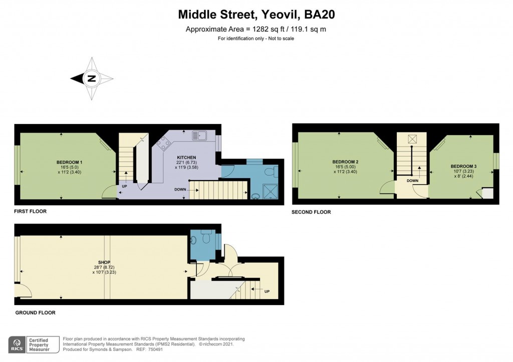 Floorplans For Middle Street, Yeovil
