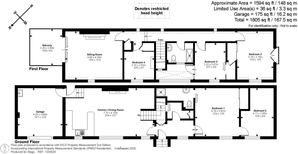 Floorplans For Bridge Lane, Instow, Bideford