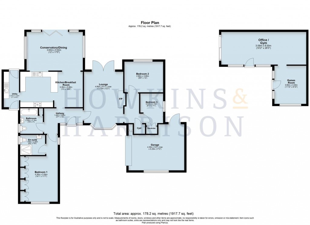 Floorplans For George Fox Lane, Fenny Drayton, CV13