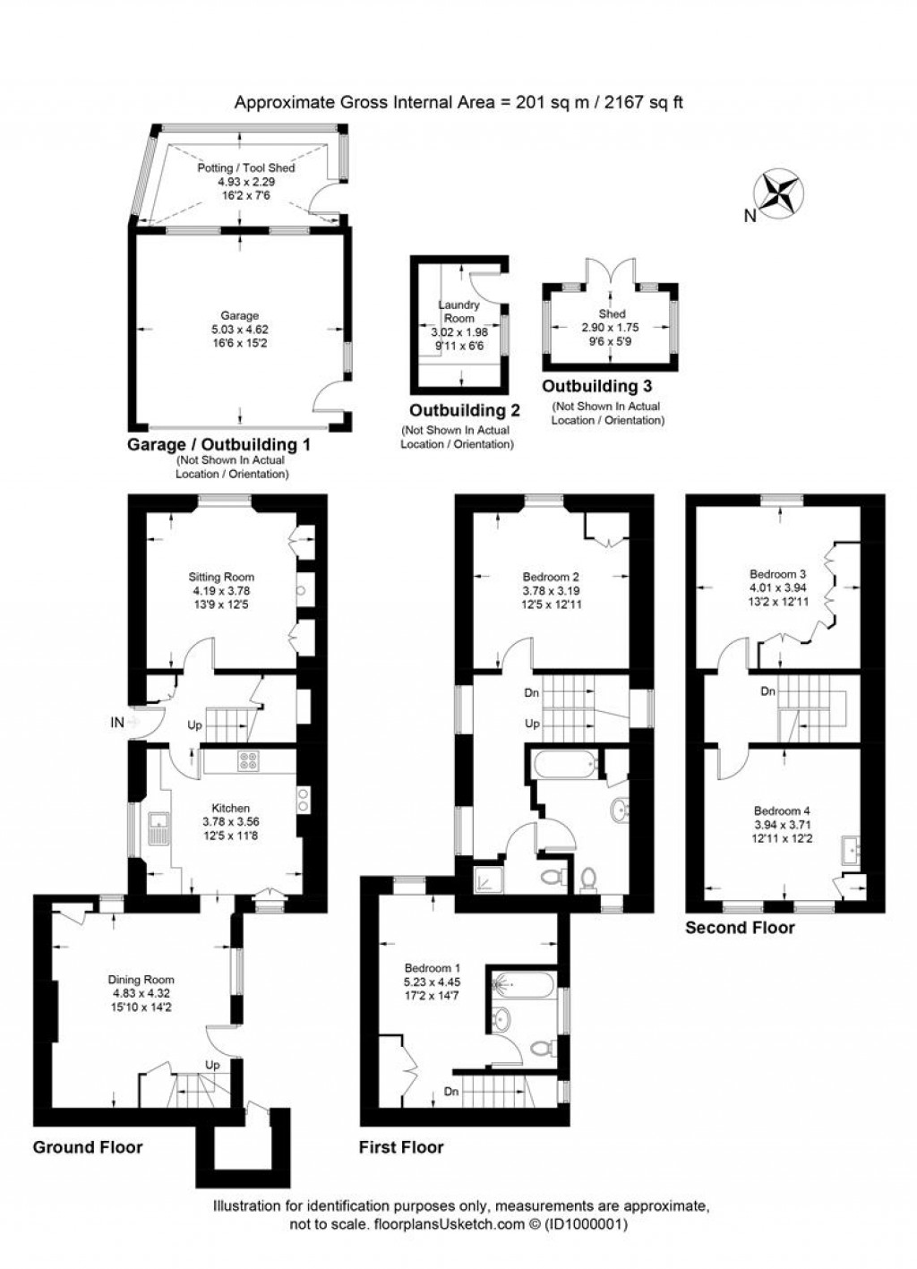 Floorplans For The Terrace, St. Ives