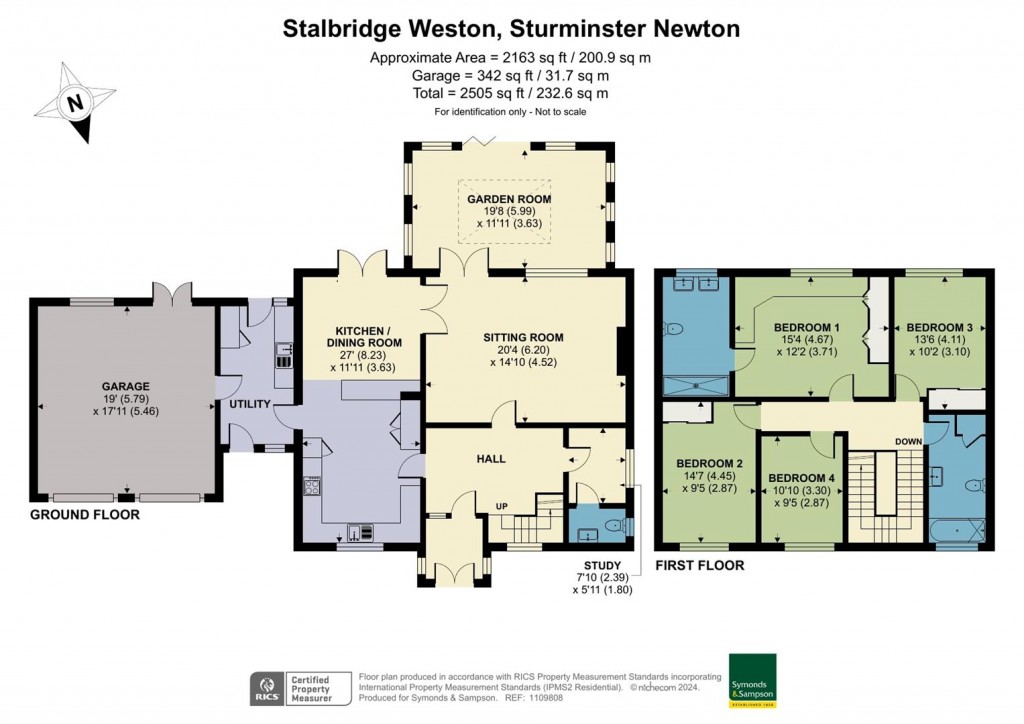 Floorplans For Stalbridge Weston, Sturminster Newton