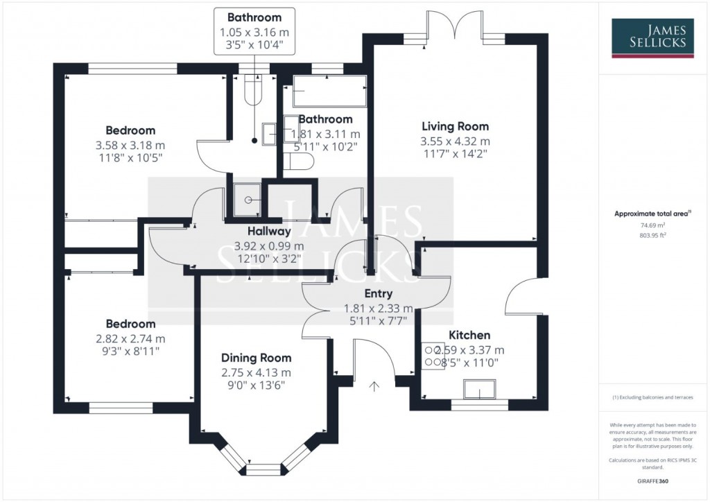 Floorplans For Scrivener Close, Bushby, Leicestershire