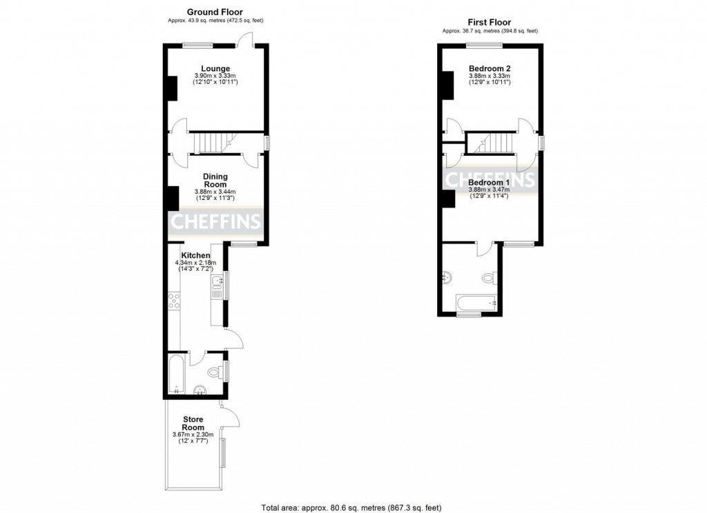 Floorplans For Ely Road, Queen Adelaide, Ely
