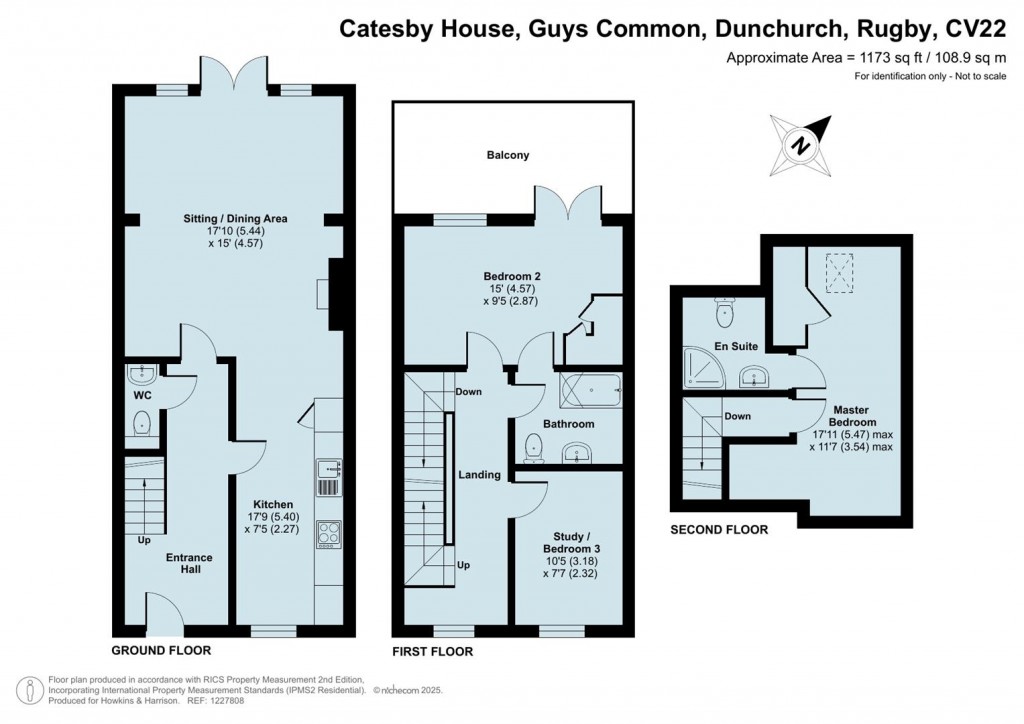 Floorplans For Guys Common, Dunchurch, Rugby