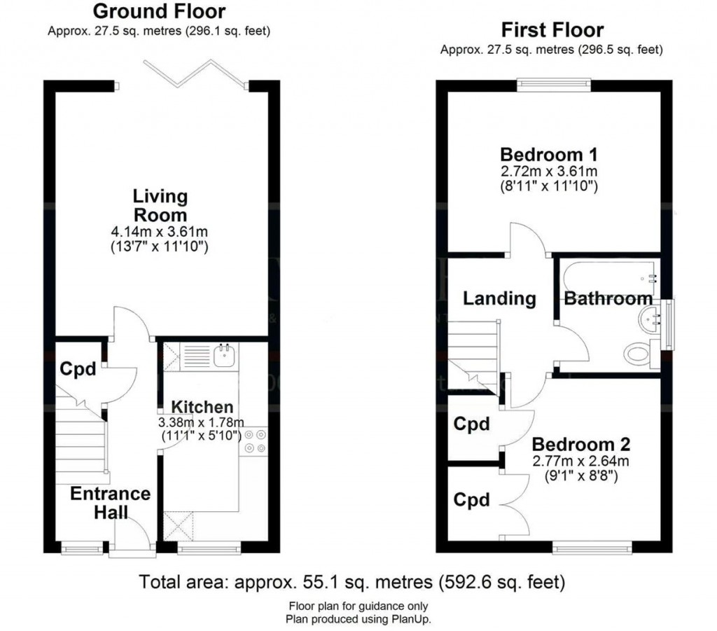 Floorplans For Aspin Mews, Saffron Walden