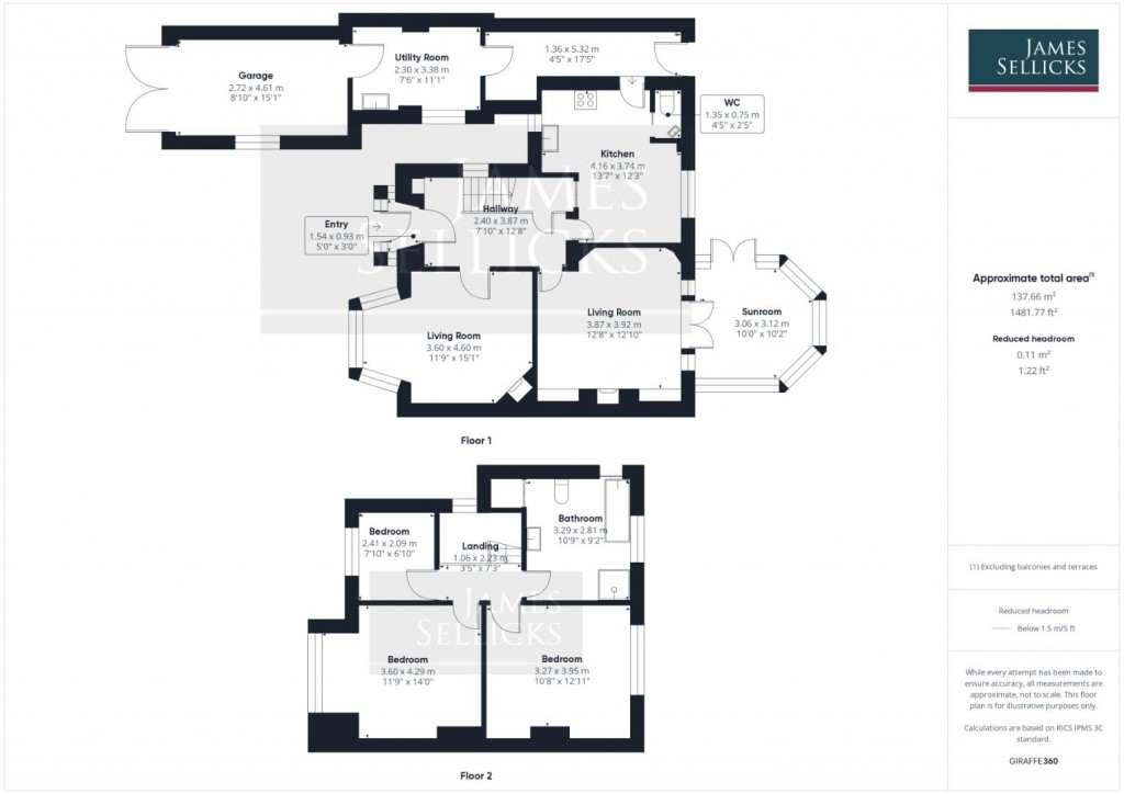 Floorplans For Monsell Drive, Aylestone, Leicester