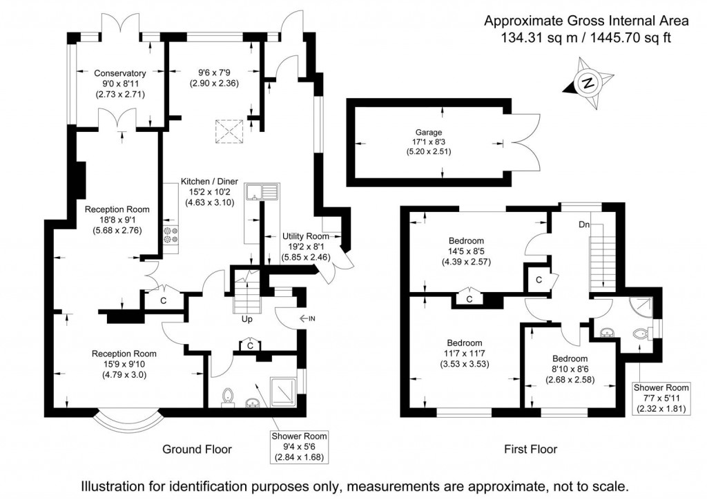Floorplans For Highfields, Saffron Walden