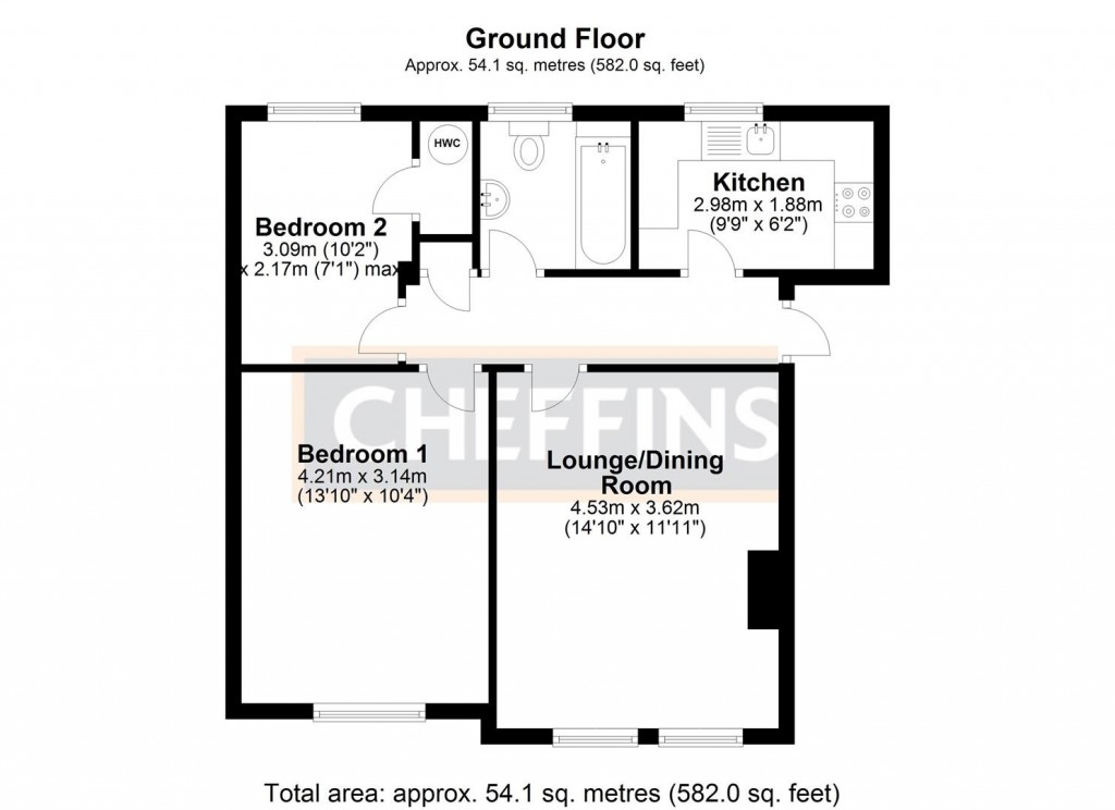 Floorplans For Kings Avenue, Ely