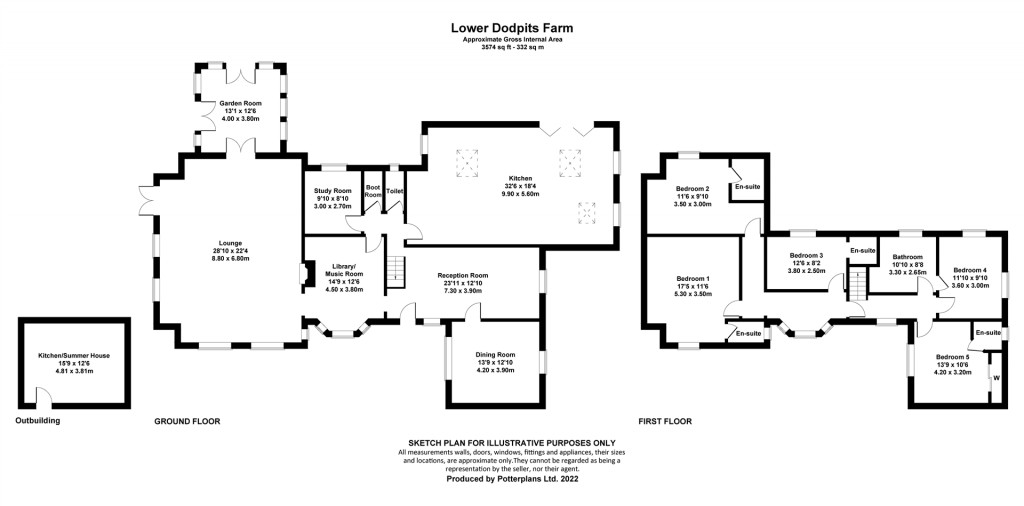 Floorplans For Ningwood, Isle of Wight