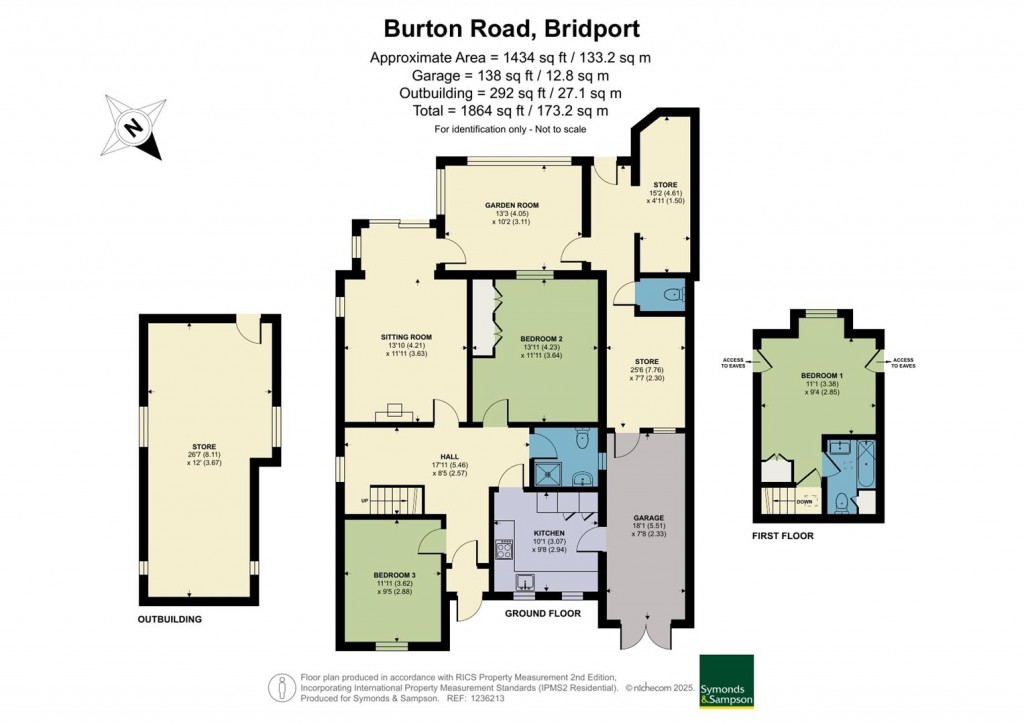 Floorplans For Burton Road, Bridport