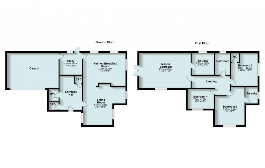 Floorplans For Station Road, Broughton Astley, Leicester, LE9