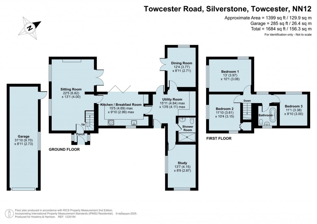 Floorplans For Towcester Road, Silverstone, NN12