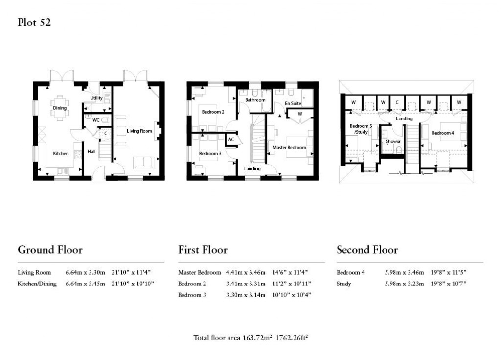 Floorplans For Julians Road, Wimborne