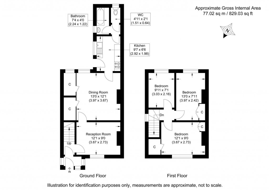 Floorplans For Grange Road, Ickleton, Saffron Walden