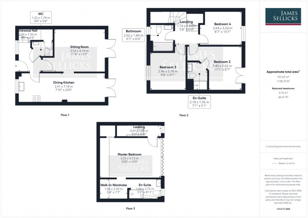 Floorplans For Thorpe Gardens, Littlethorpe, Leicestershire