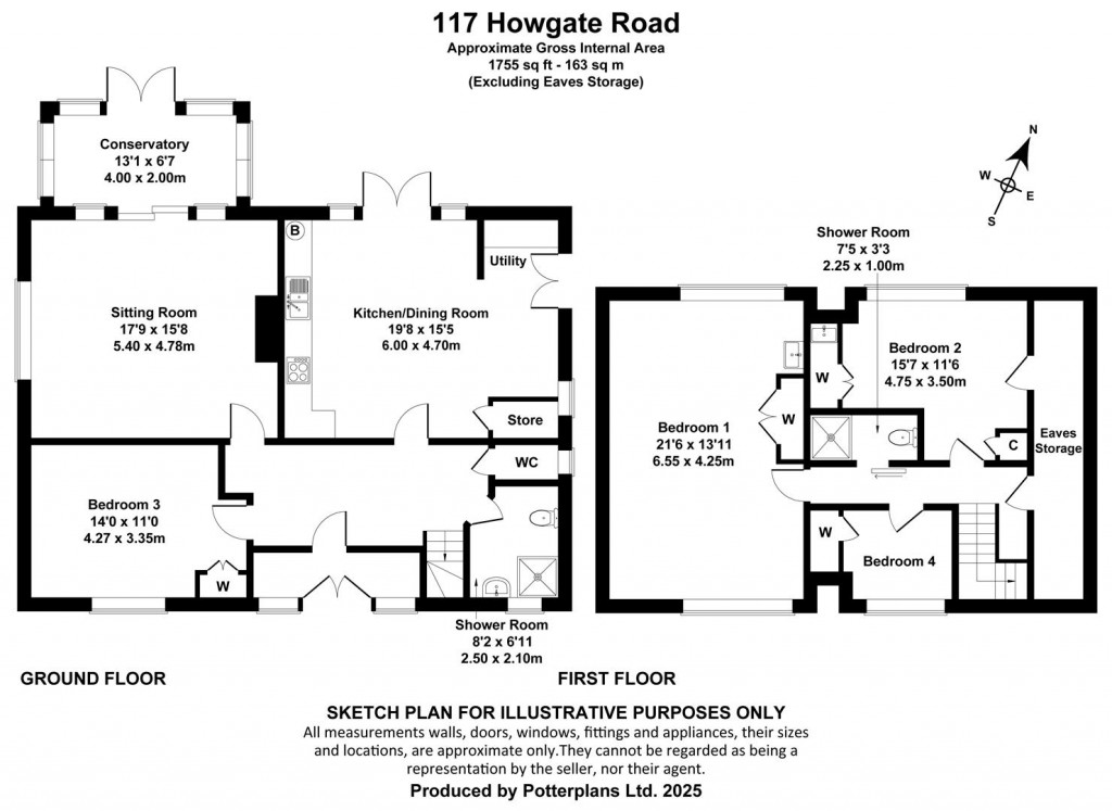 Floorplans For Bembridge, Isle of Wight