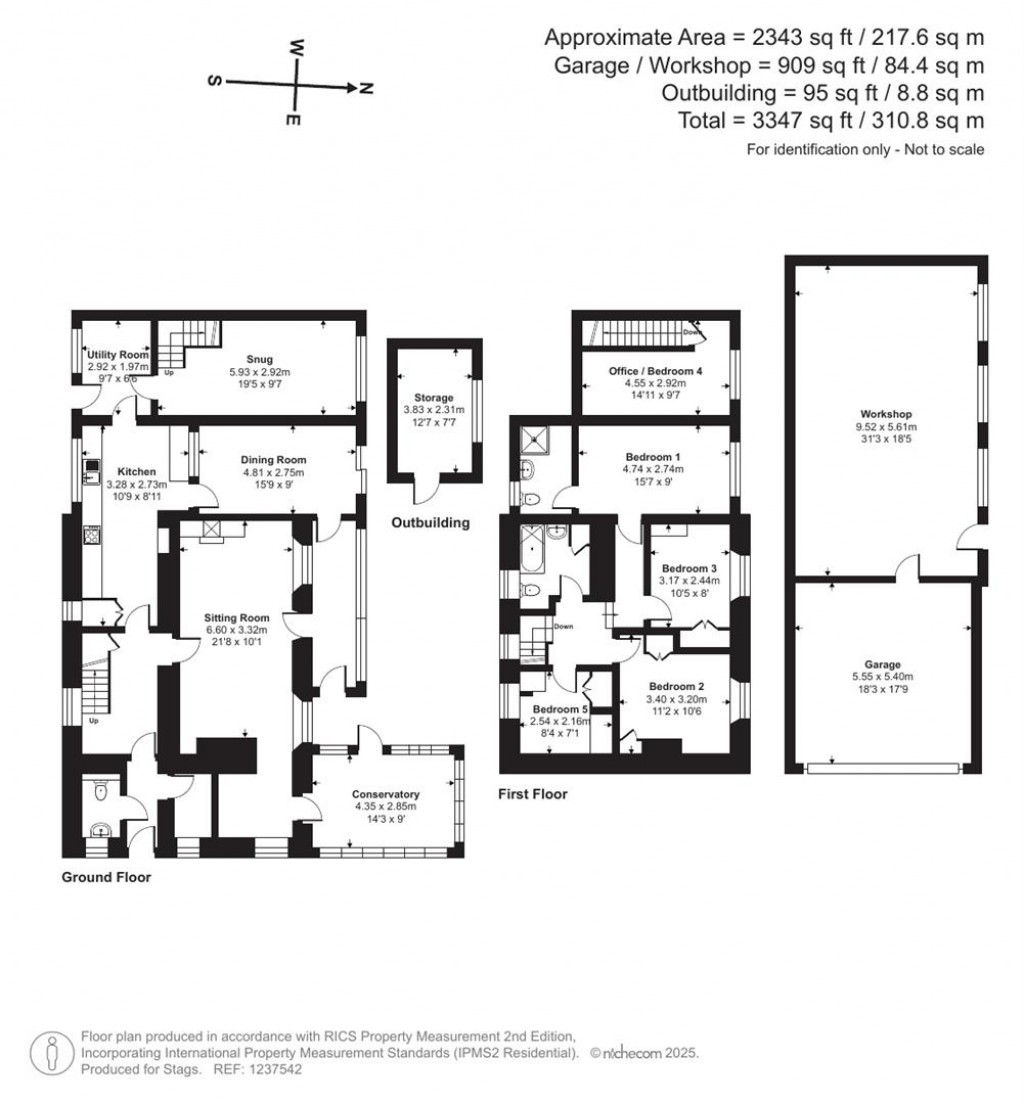 Floorplans For St. Anns Chapel, Gunnislake