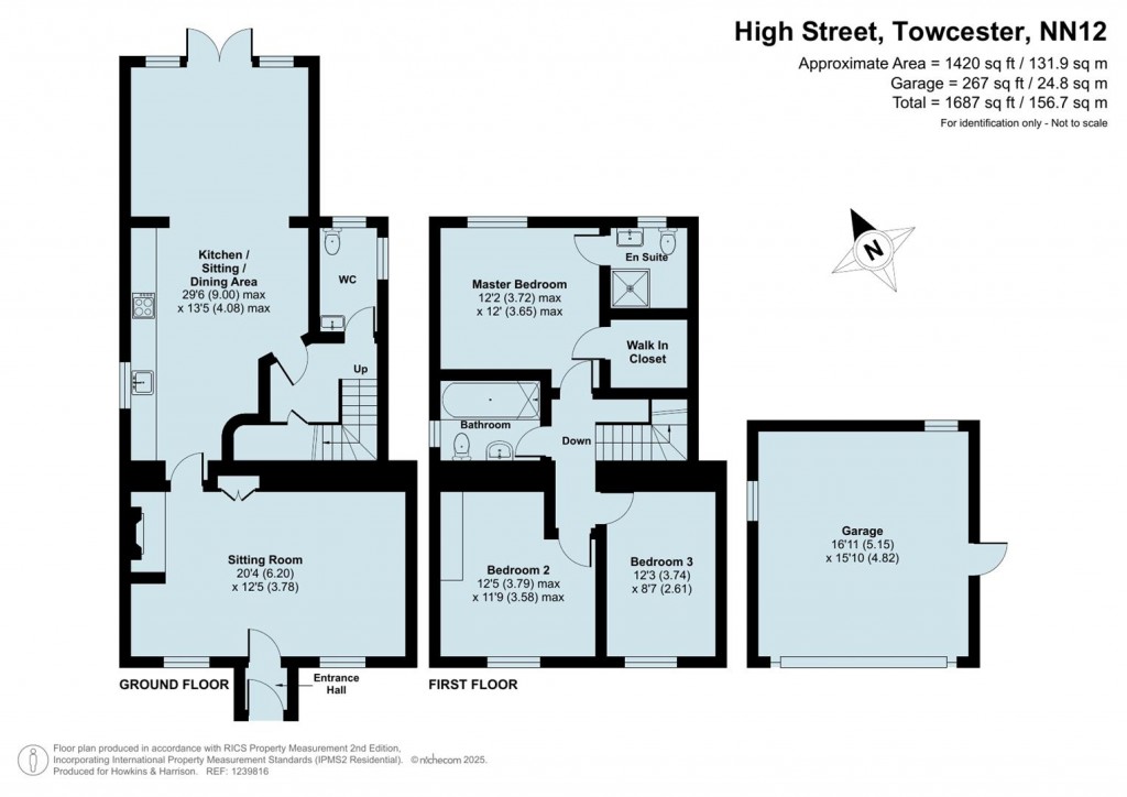 Floorplans For High Street, Whittlebury, NN12