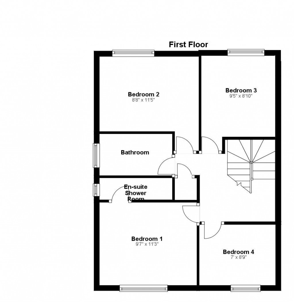 Floorplans For Lophams Close, Haverhill