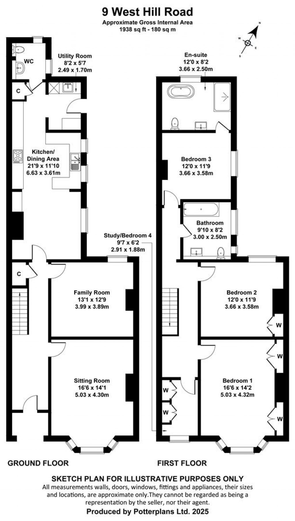 Floorplans For Ryde, Isle of Wight