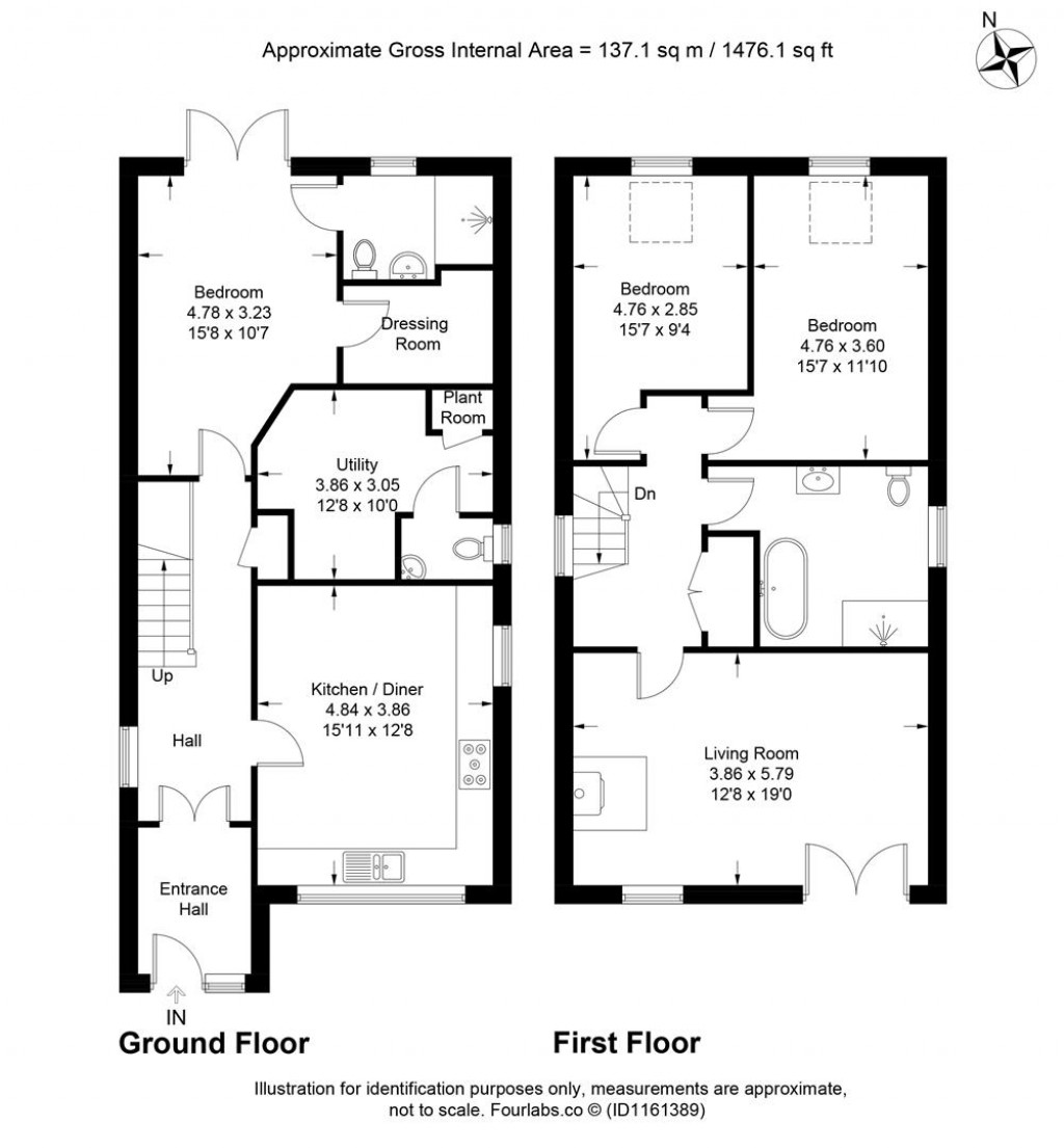 Floorplans For Rosudgeon, Penzance
