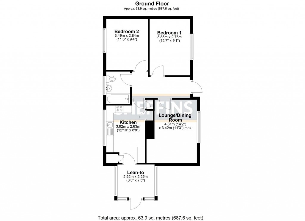 Floorplans For Aldreth Road, Haddenham, Ely