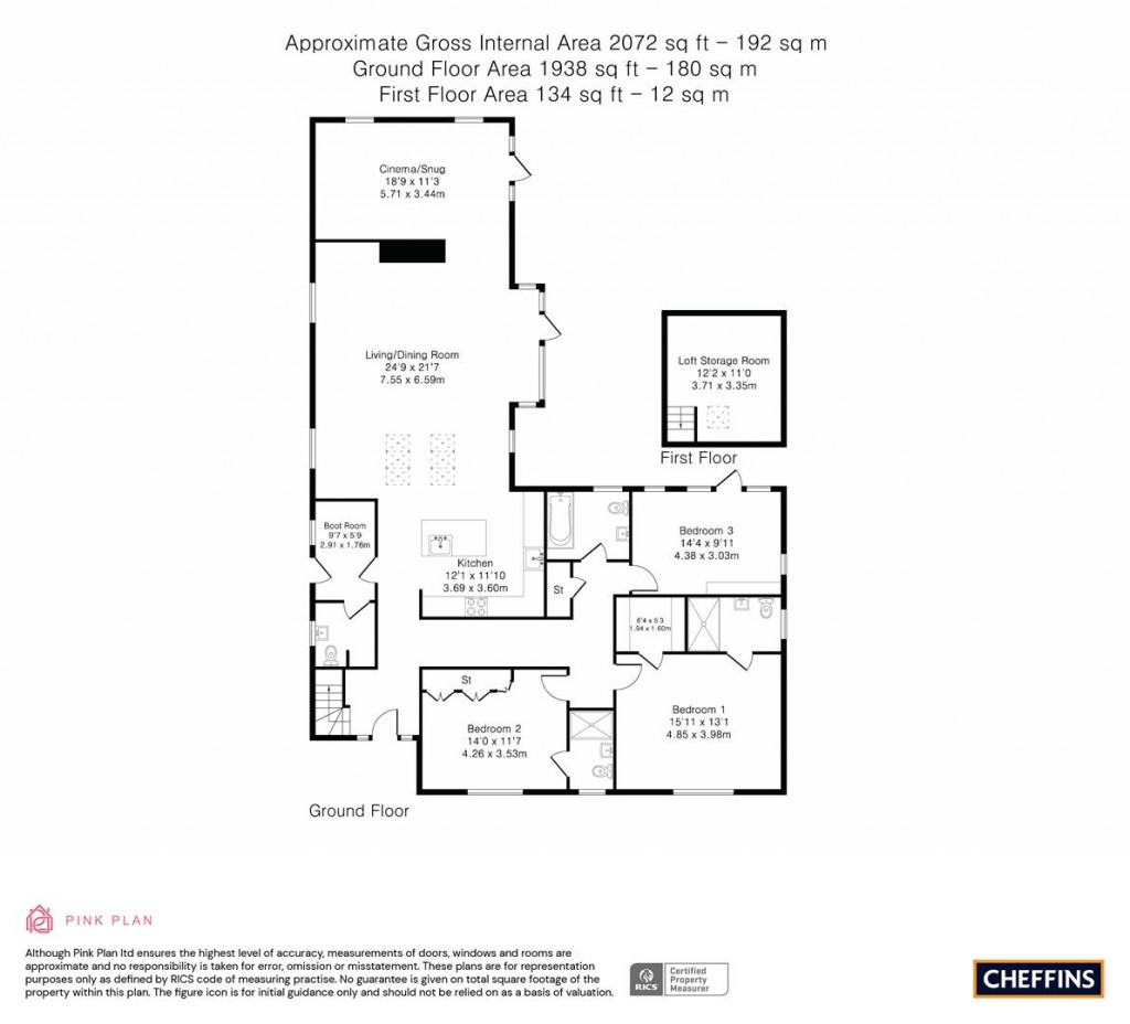 Floorplans For Broadway, Bourn